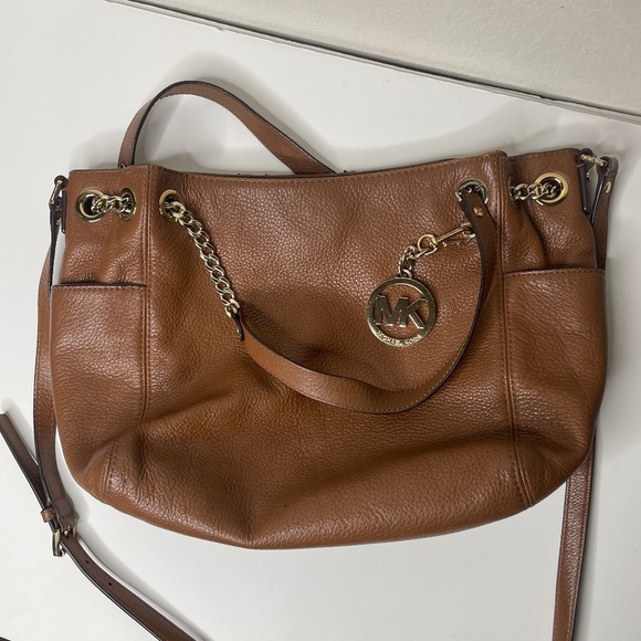 Michael Kors‎ Brown Pebbled Leather Shoulder Bag - Picture 7 of 7